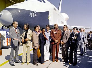 Space Shuttle Enterprise & Star Trek Cast