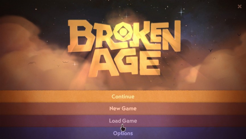 Broken Age Titelschirm