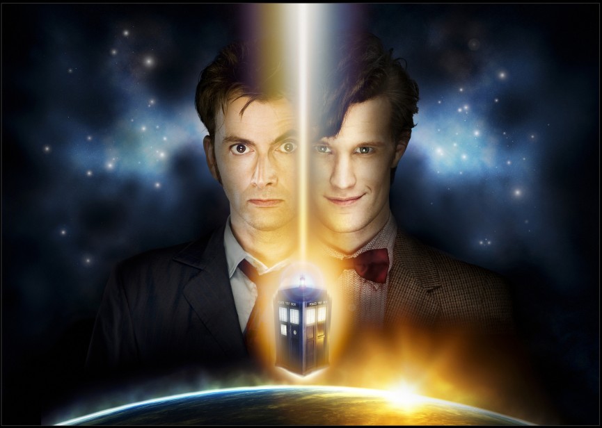 David Tennant and Matt Smith in Doctor Who by Lisby (flickr)