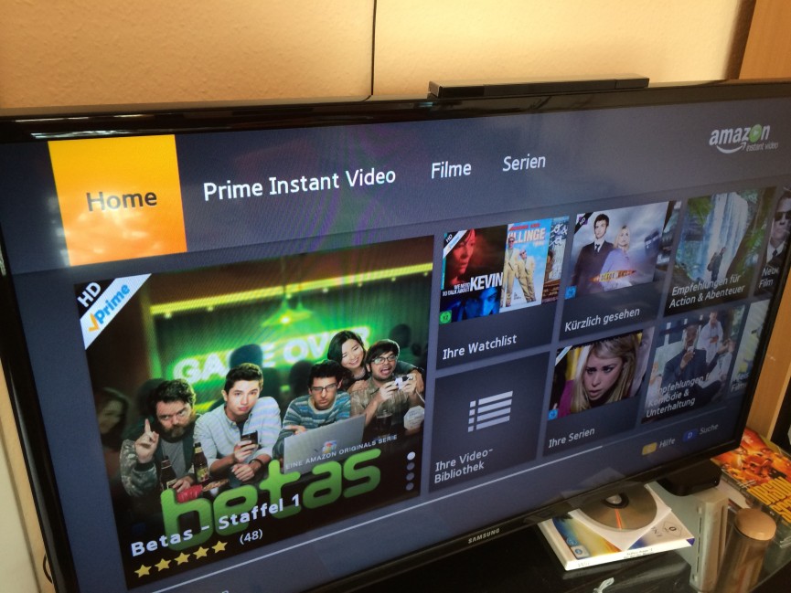 Lovefilm App am Smart TV