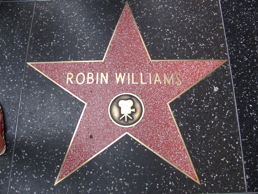 Robin Williams' star on the Walk of Fame