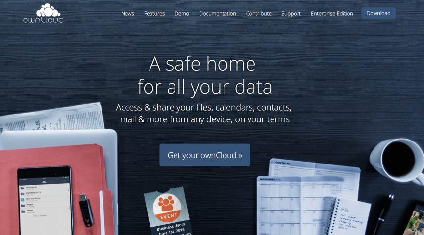 owncloud Homepage