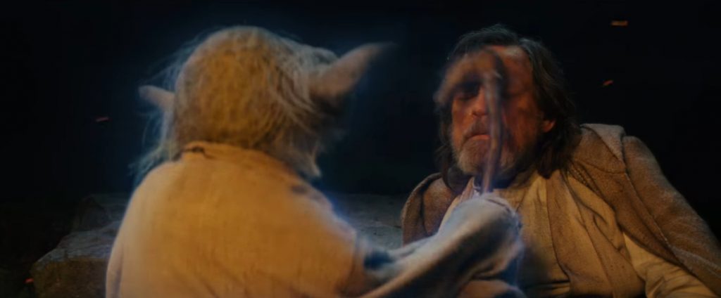 Star Wars The Last Jedi (2017) Yoda and Luke